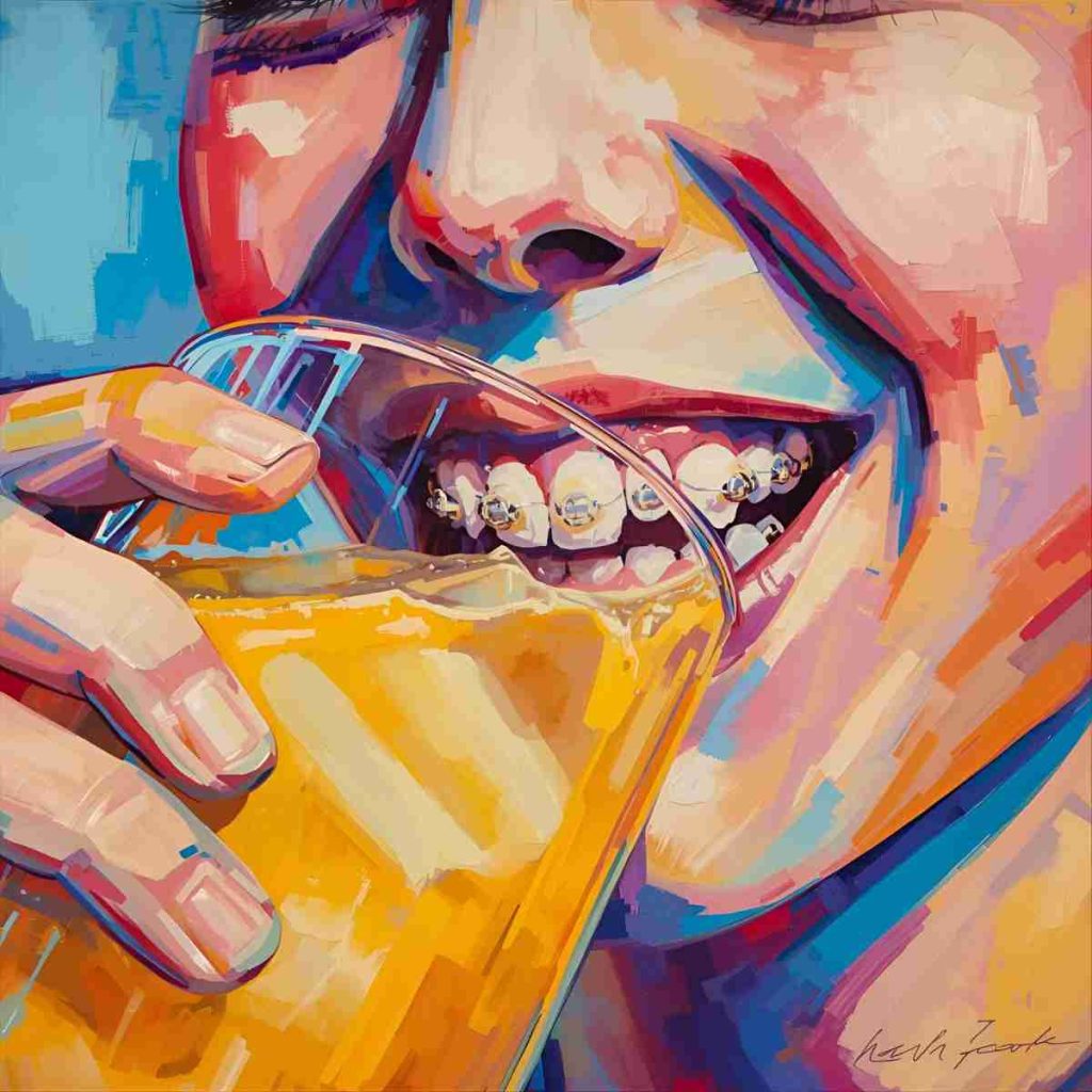 Drink Juice With Braces