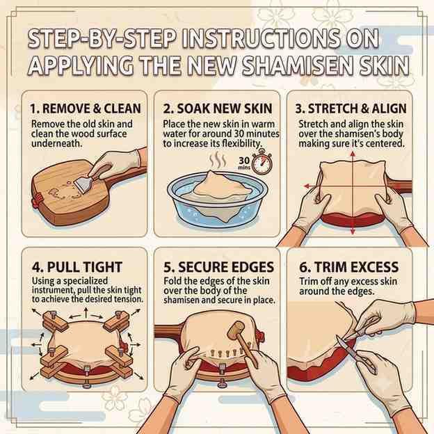 How to Reskin a Shamisen