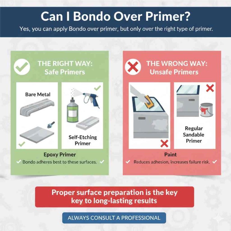 Can I Bondo Over Primer? Correct Methods, Tips, Expert Advice - Multy Press