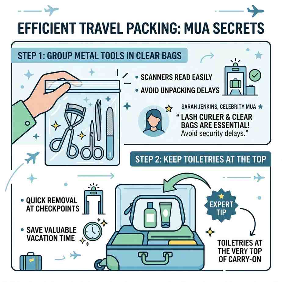 Bring an Eyelash Curler on a Plane