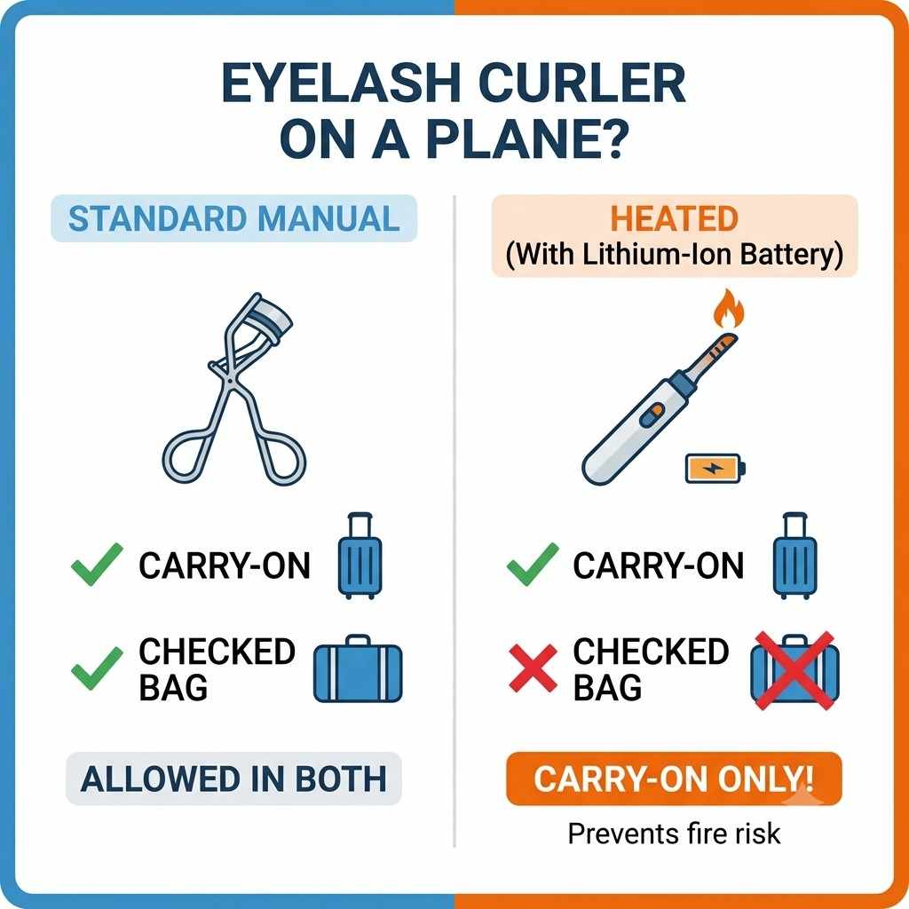 Bring an Eyelash Curler on a Plane