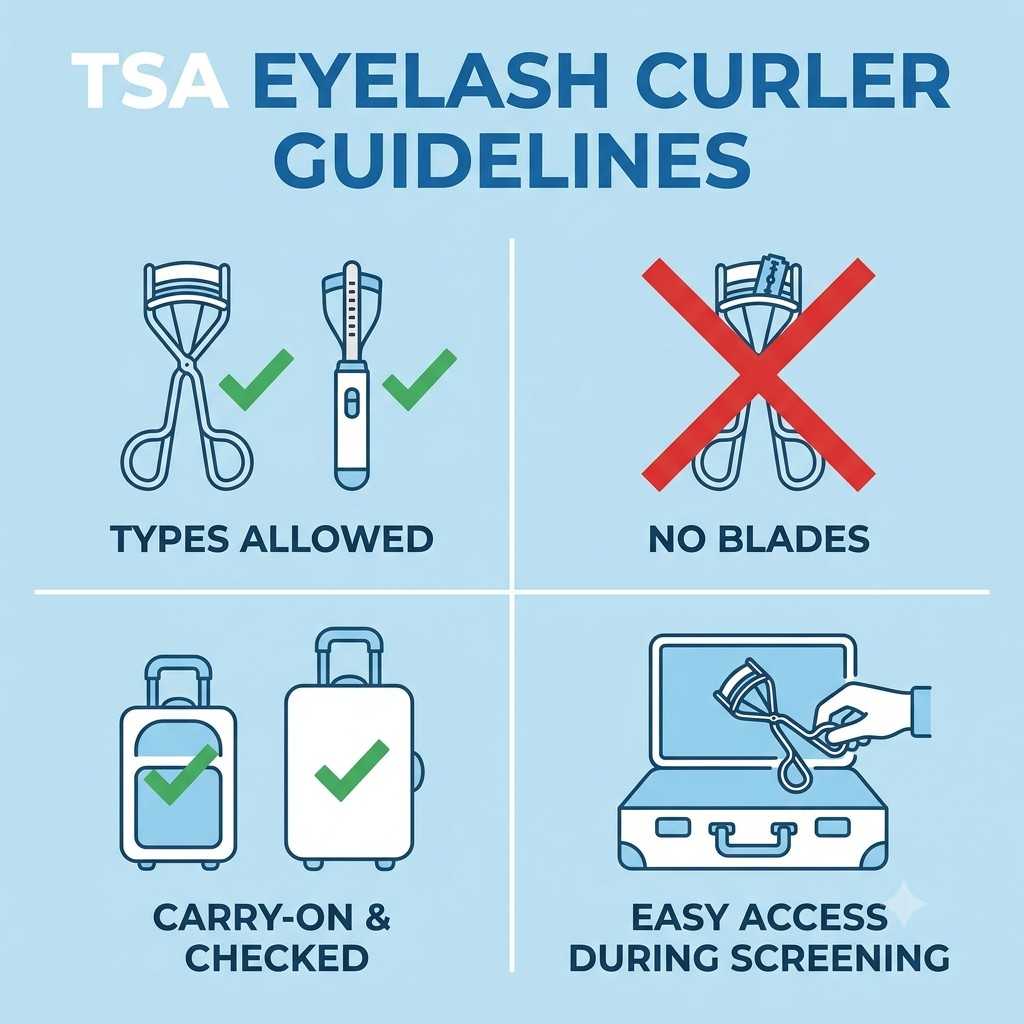 Bring an Eyelash Curler on a Plane