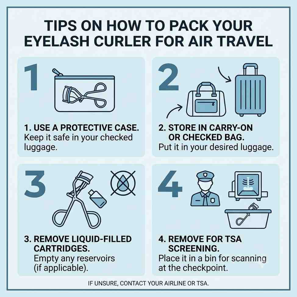 Bring an Eyelash Curler on a Plane