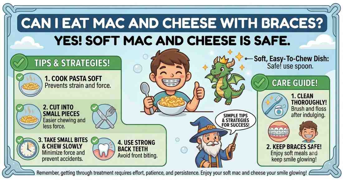 Can I Eat Mac And Cheese With Braces? - Multy Press