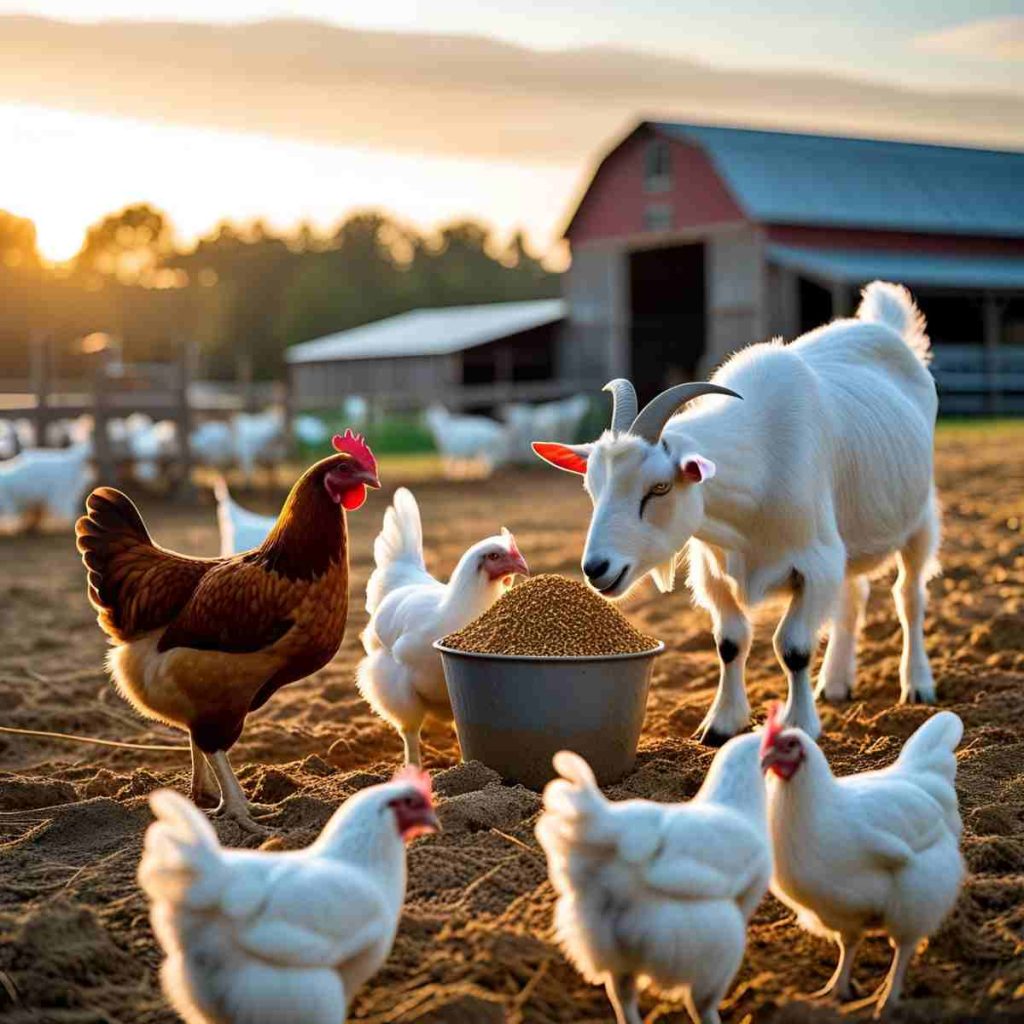 goat feed for chickens