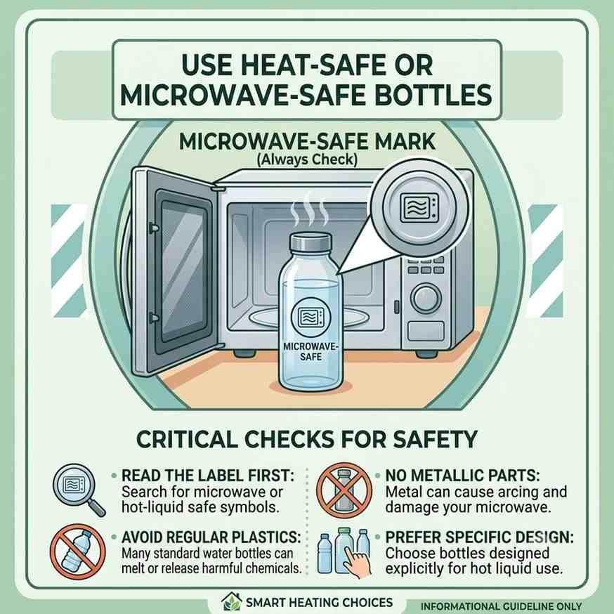 Water Bottle in Microwave