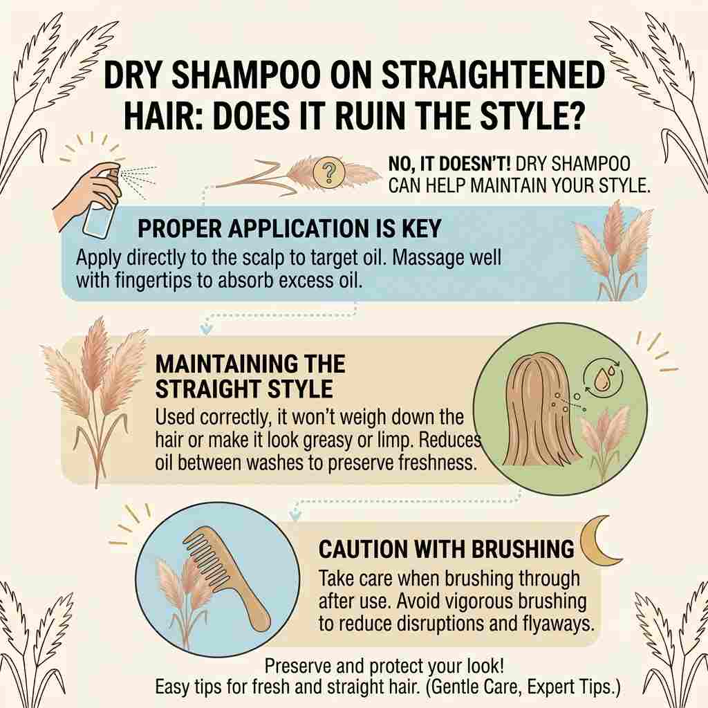 Does Dry Shampoo Ruin Straightened Hair