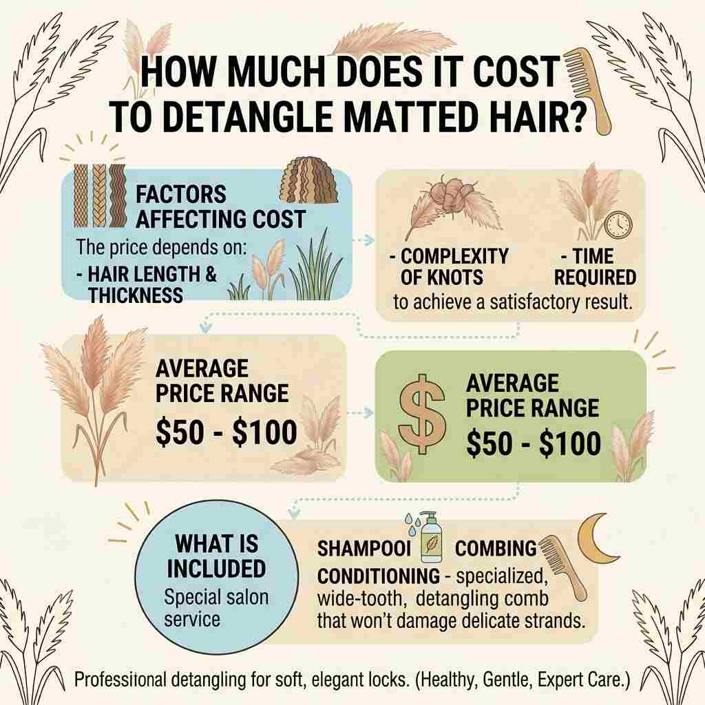 How Much Does It Cost to Detangle Matted Hair
