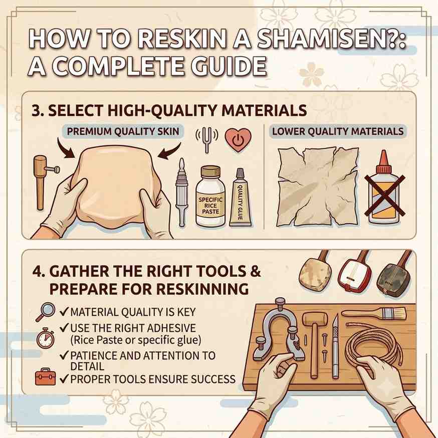 How to Reskin a Shamisen