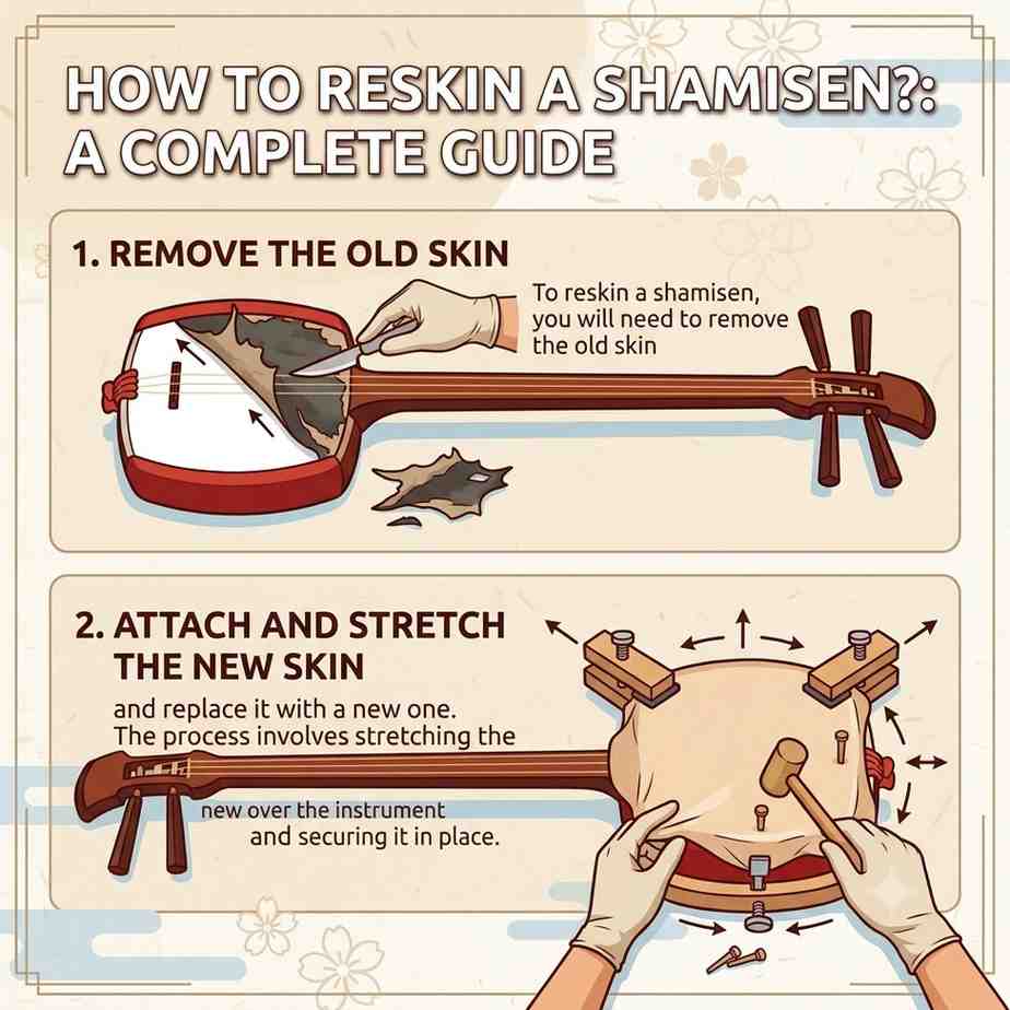 How to Reskin a Shamisen