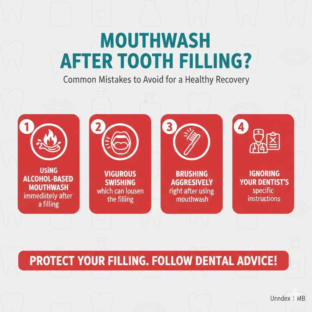 Mouthwash After Tooth Filling