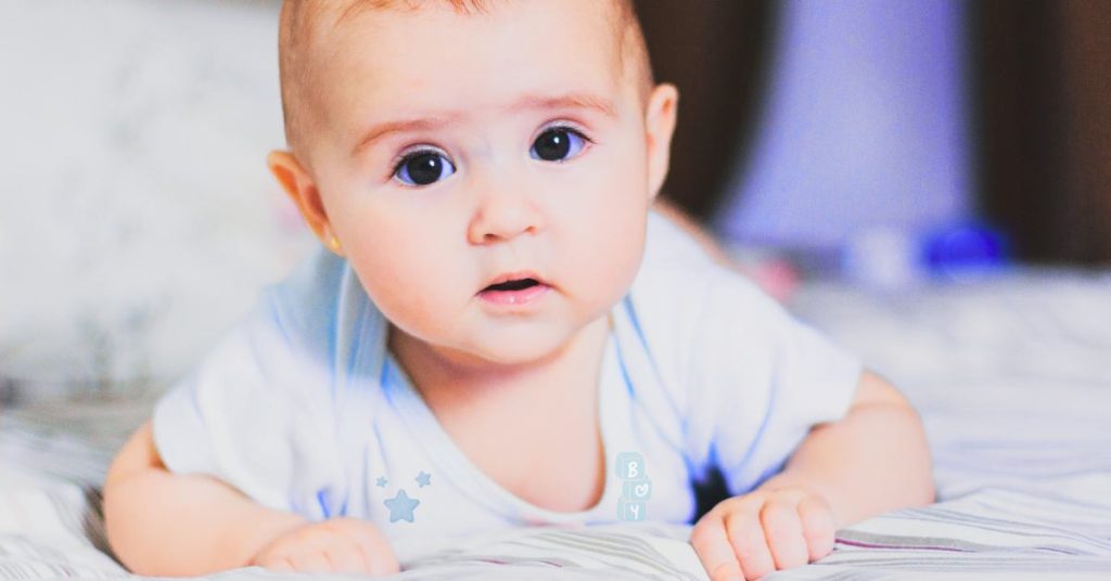 blue eyed baby