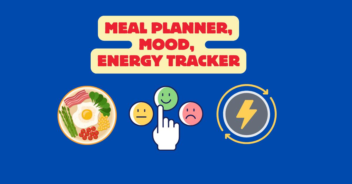Meal Planner Plus Mood And Energy Tracker - Multy Press