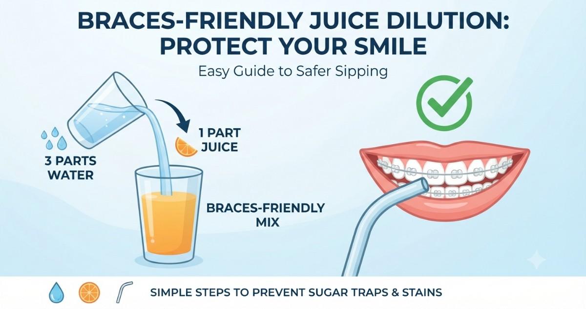 braces-friendly juice dilution