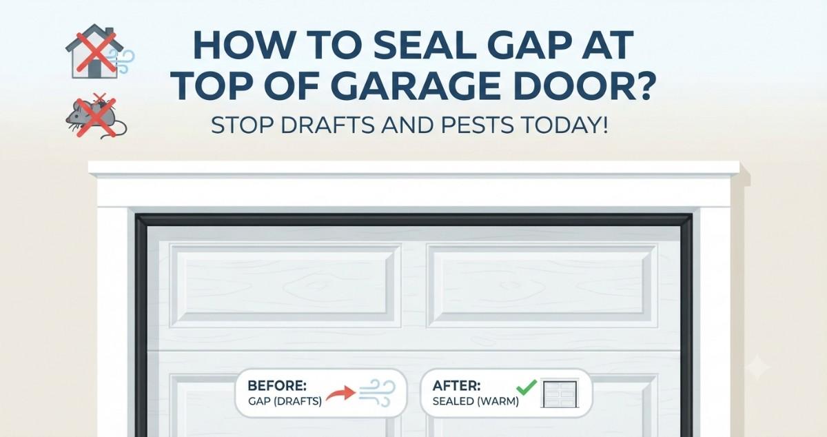 Seal Gap at Top of Garage Door