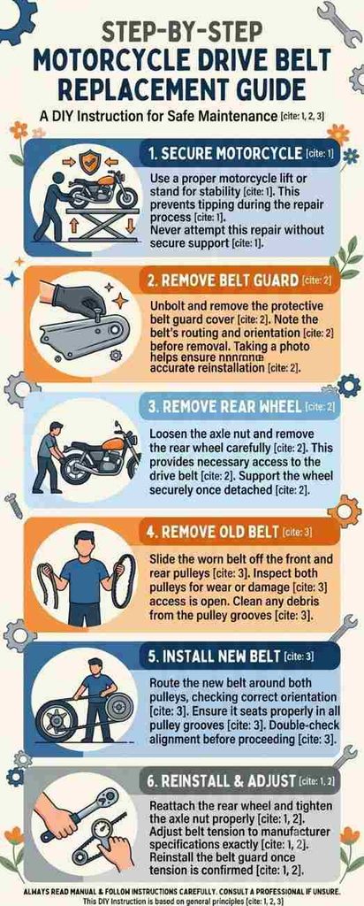 sportster drive belt replacement