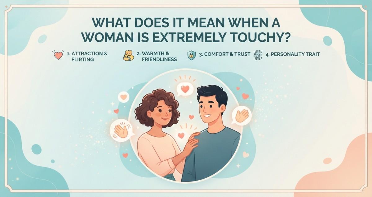 extremely touchy Woman
