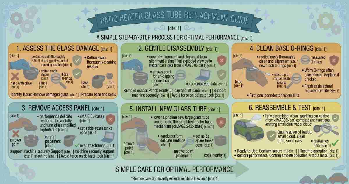 patio heater glass tube replacement